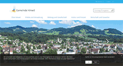 Desktop Screenshot of hinwil.ch